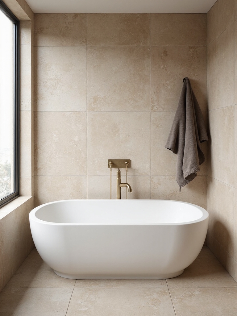subtle luxe textured tiles