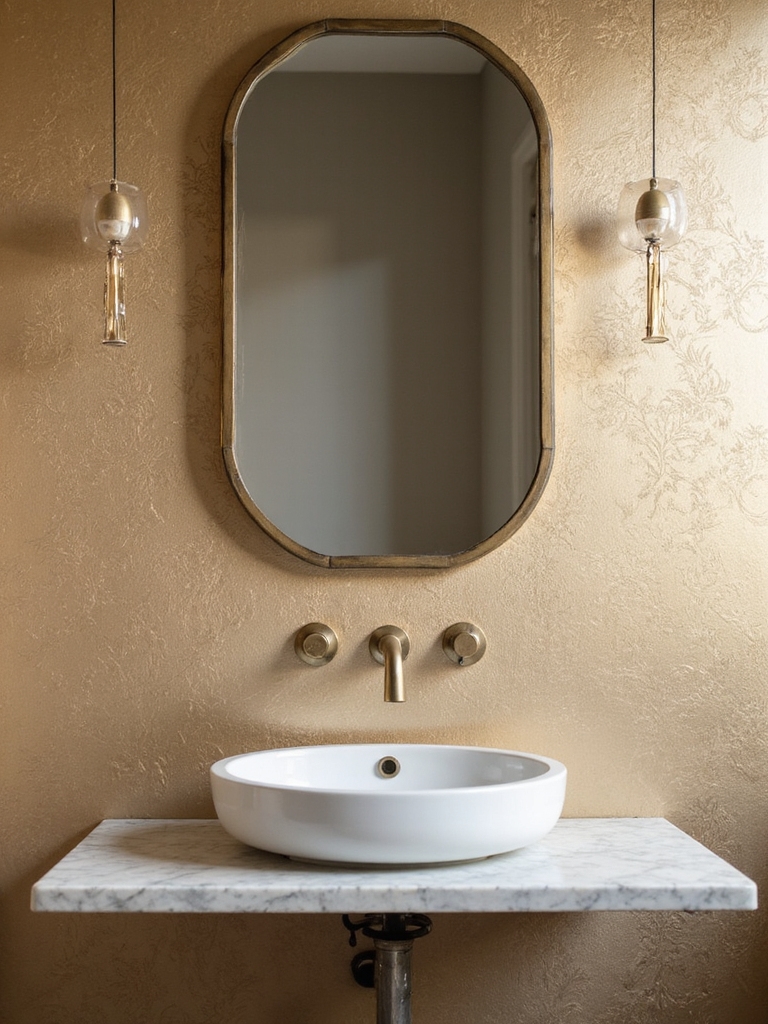 subtle metallic elegance elevates