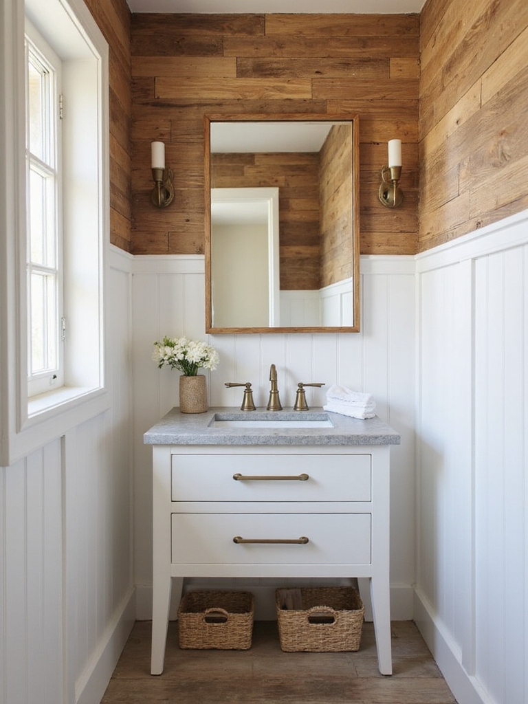 subtle textured farmhouse elegance