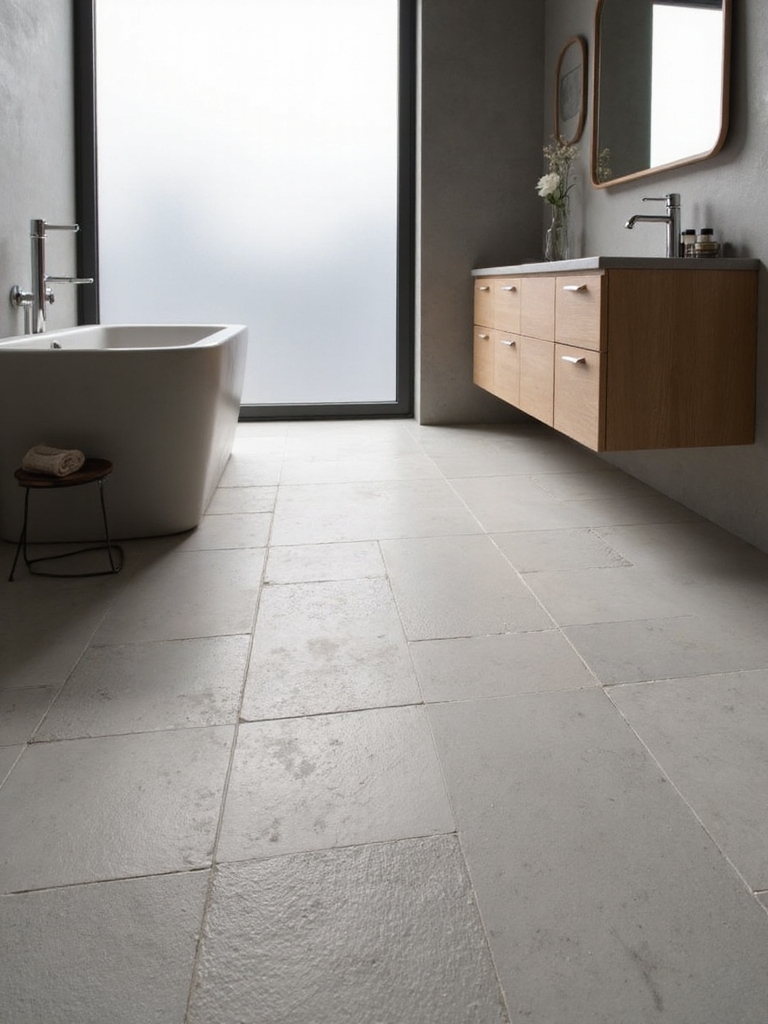 subtle textured floor tiles