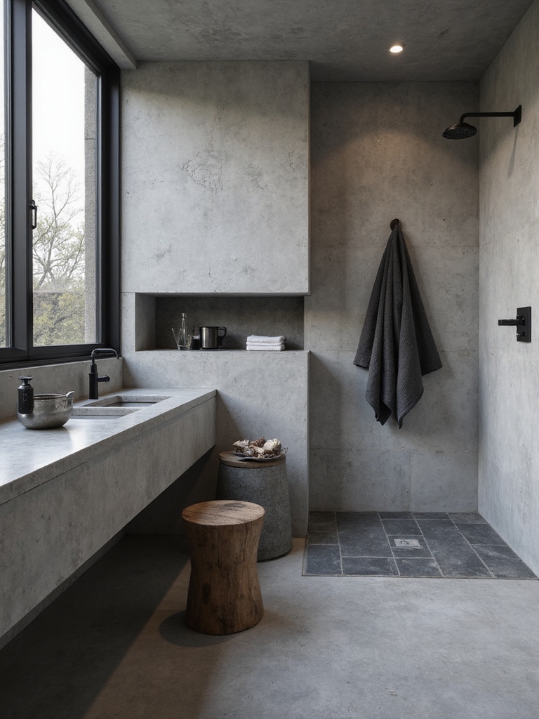 tactile elegance in bathrooms
