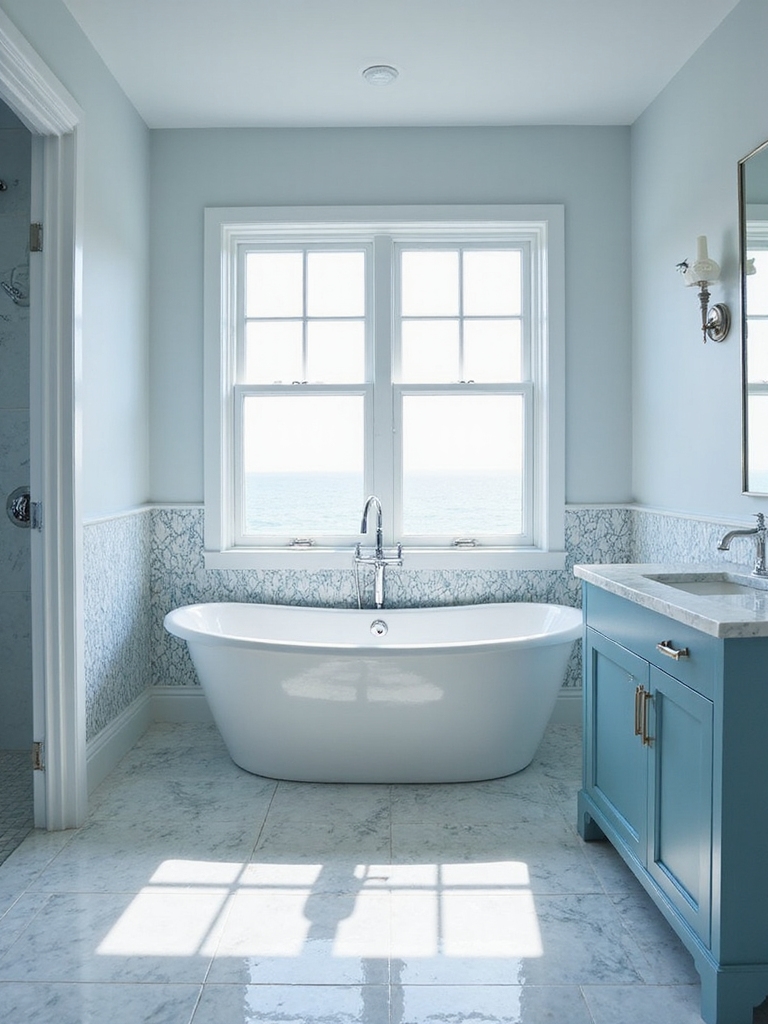 tactile ocean inspired bathroom design