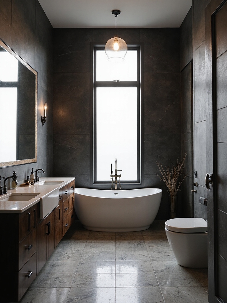 texture harmony for moody baths