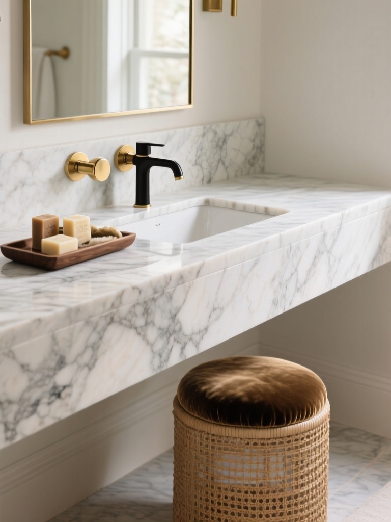 textured bathroom design inspiration