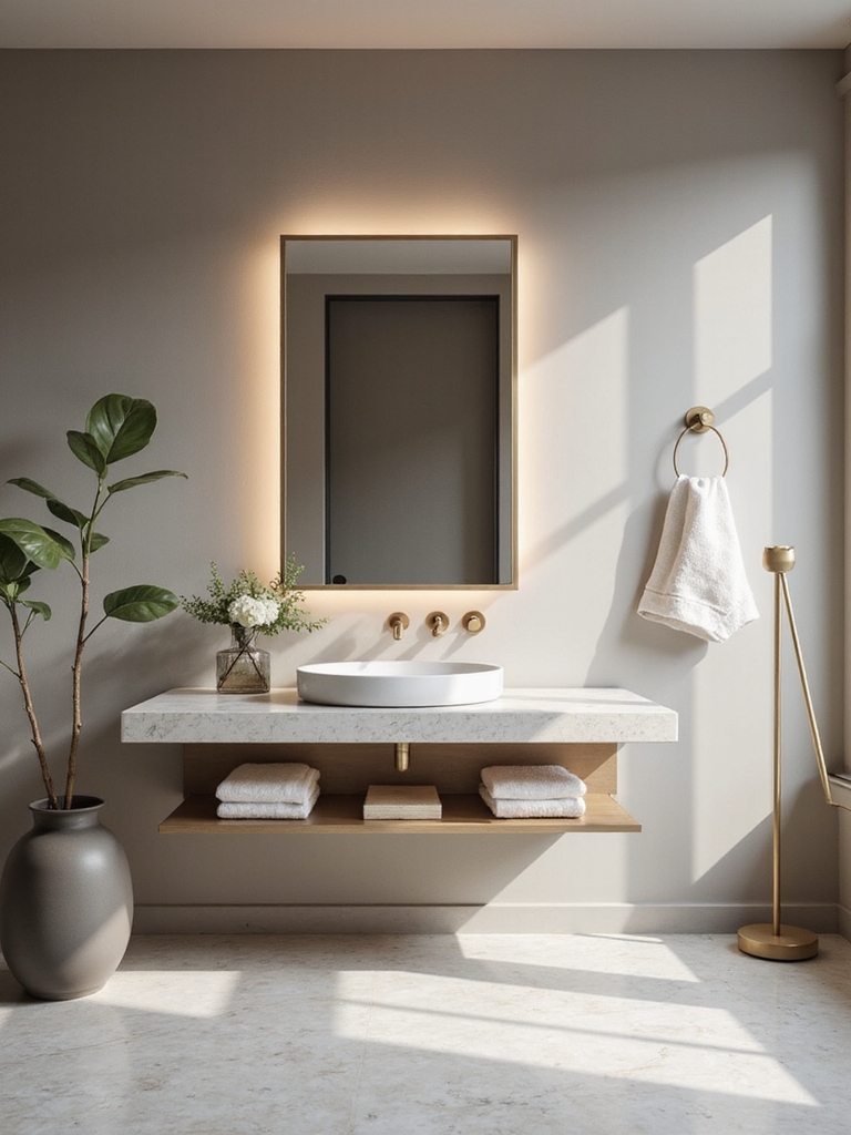 thoughtful luxury bathroom details