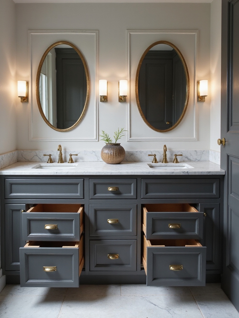 tidy spaces through hidden storage