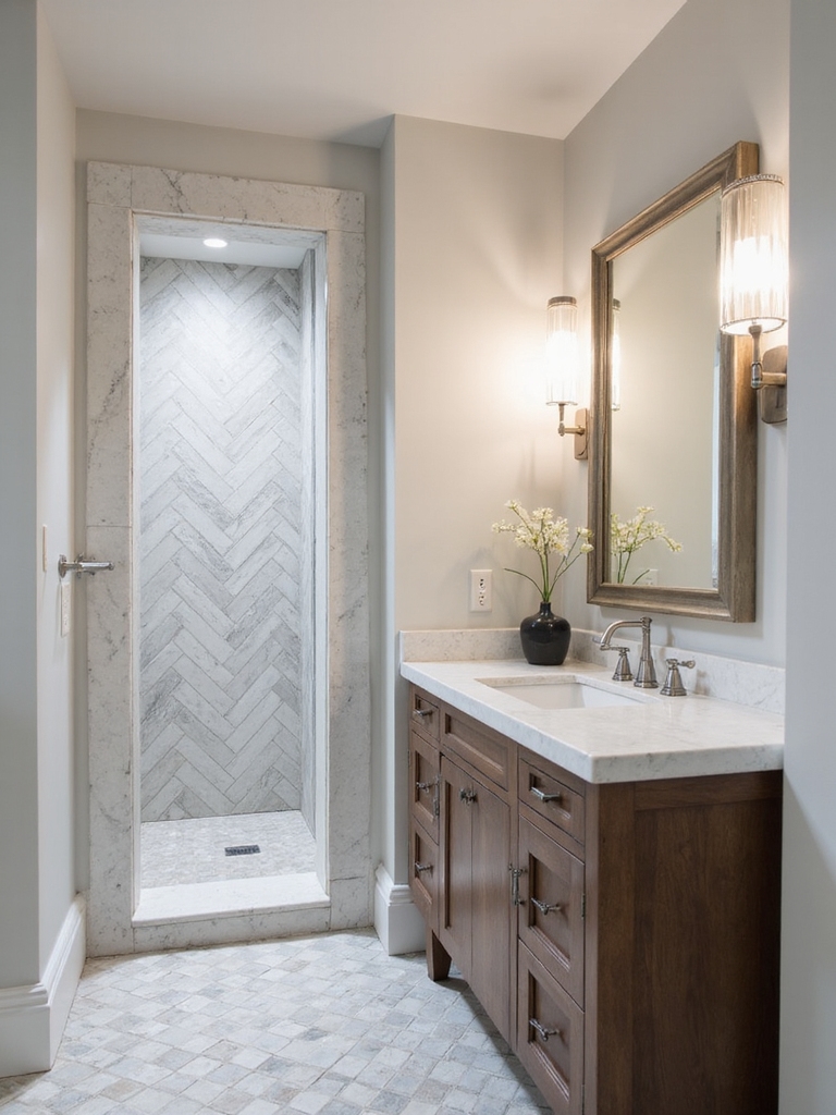 tile patterns enhance spaciousness