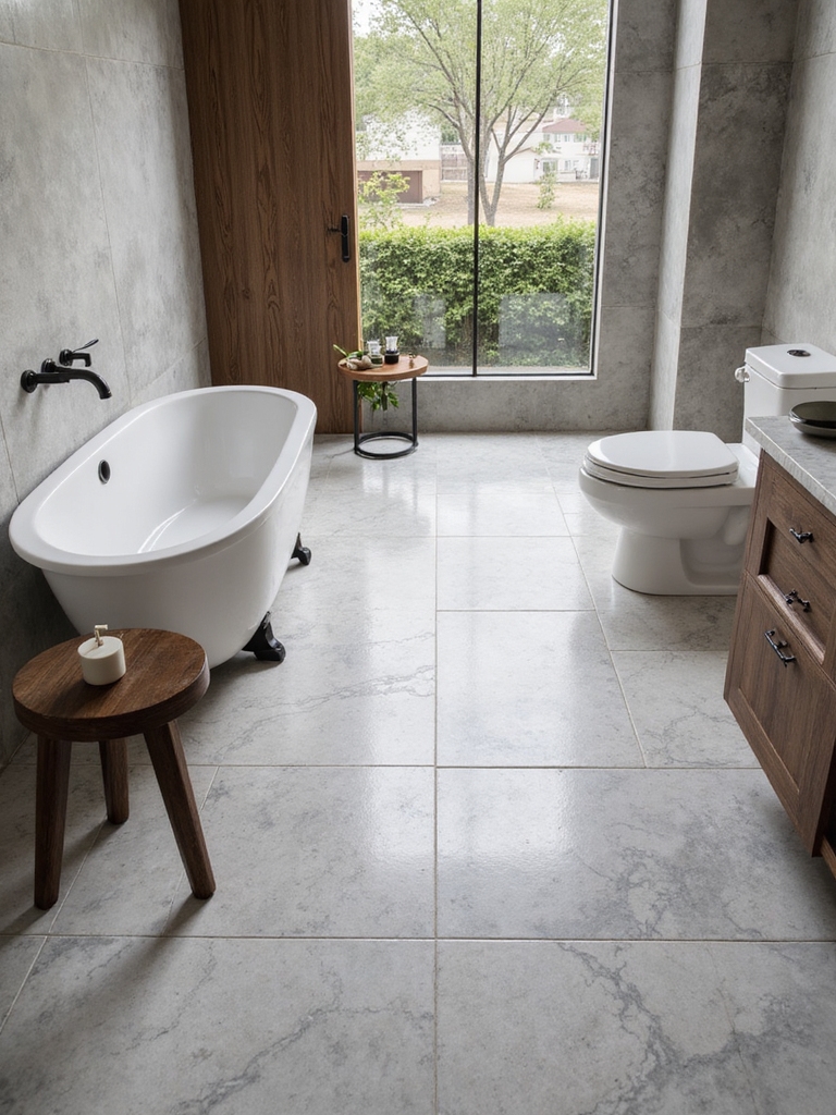 tiles shape bathroom atmosphere