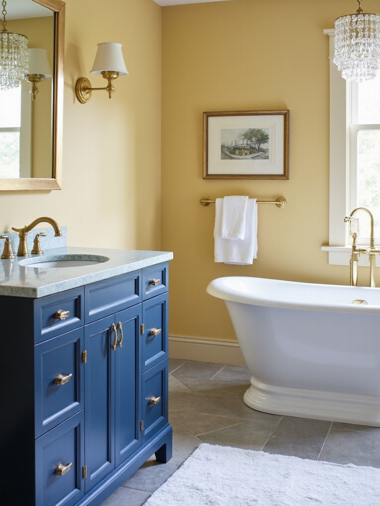 timeless blue yellow balance