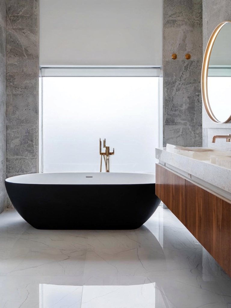 timeless cohesive bathroom design