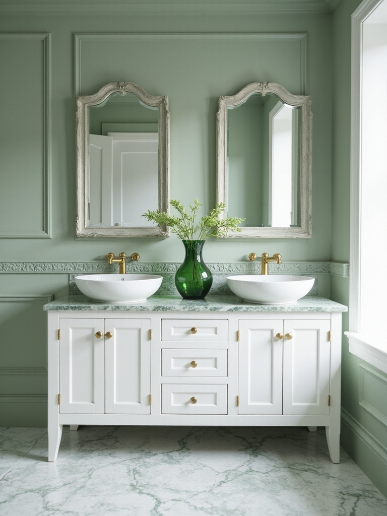 timeless marble inspired bathroom elegance