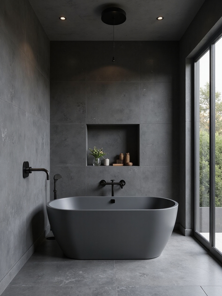 timeless matte charcoal elegance
