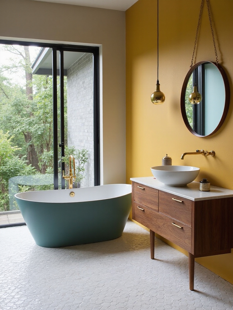 timeless mid century color balance