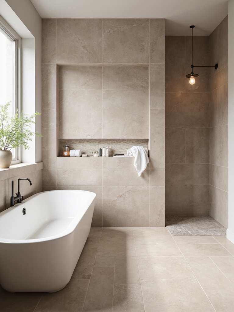 timeless serene bathroom designs