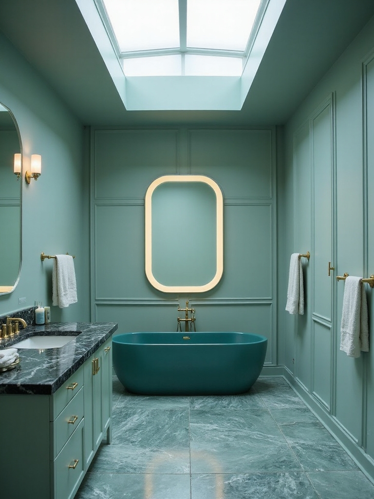 tranquil coastal bathroom vibes