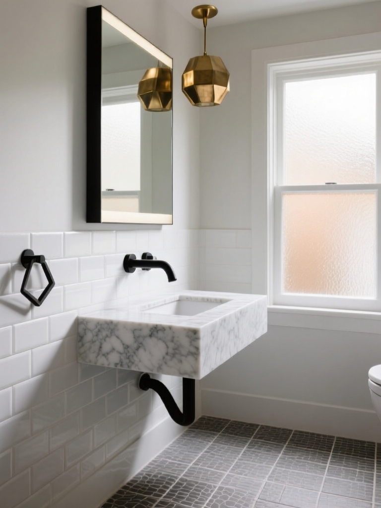 transform small baths elegantly