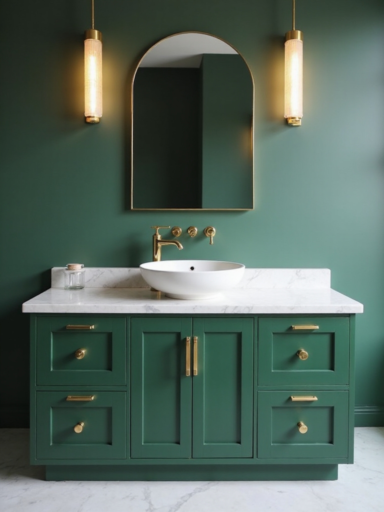 transformative green bathroom designs