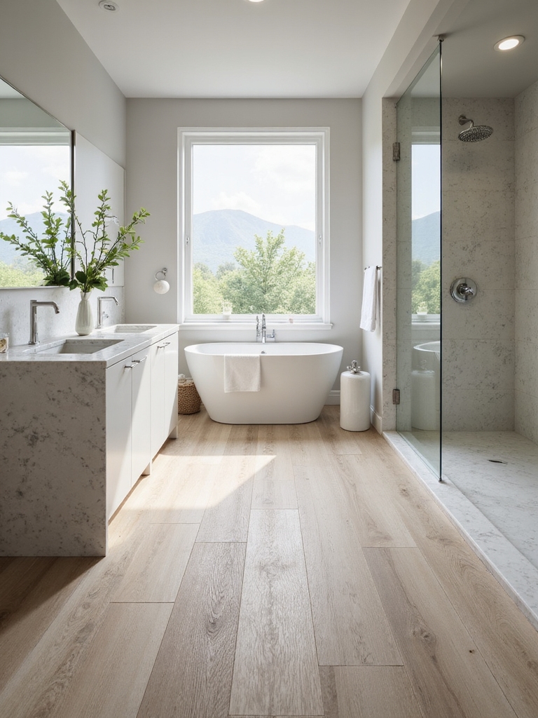 trendy bathroom lvt designs