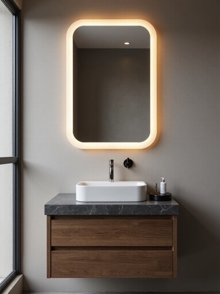 trendy bathroom mirror designs