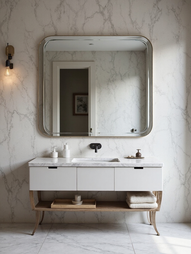 trendy bathroom mirror designs