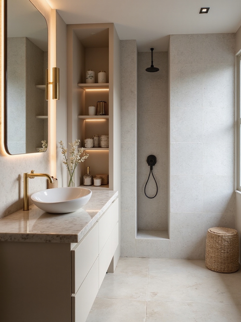 trendy small bathroom designs