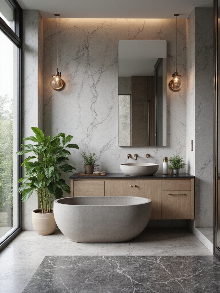 trendy small bathroom designs