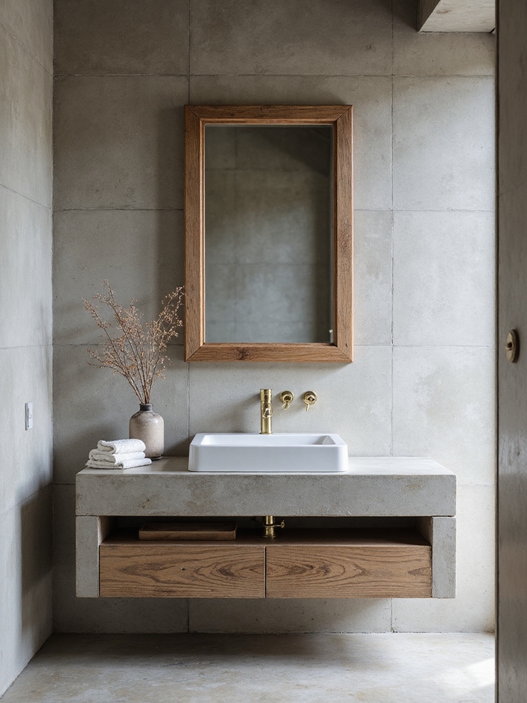 upcycled mirrors enhance bathrooms