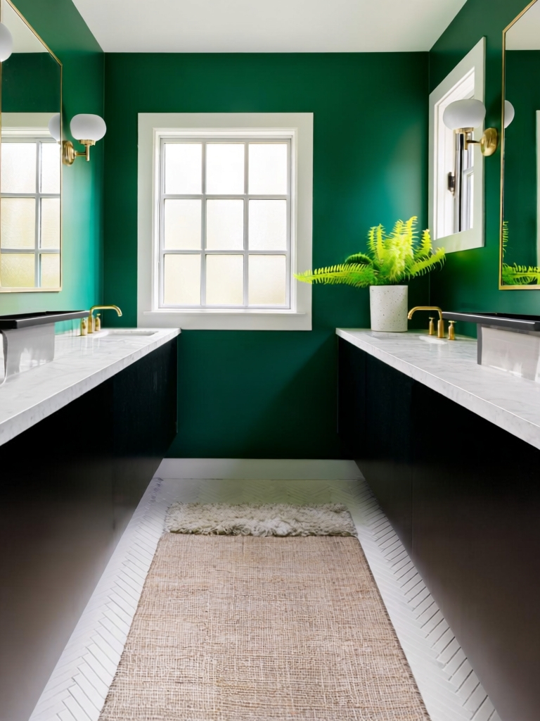 vibrant bathroom color inspiration