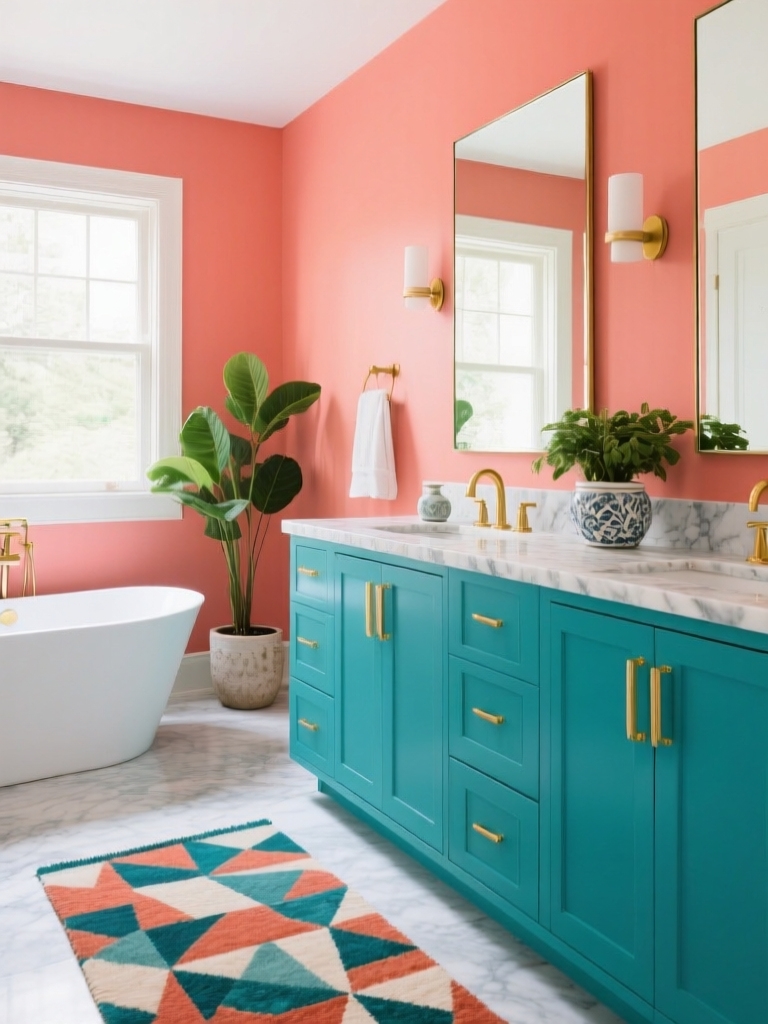 vibrant bathroom decor inspiration