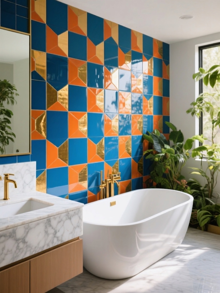 vibrant geometric tile inspiration