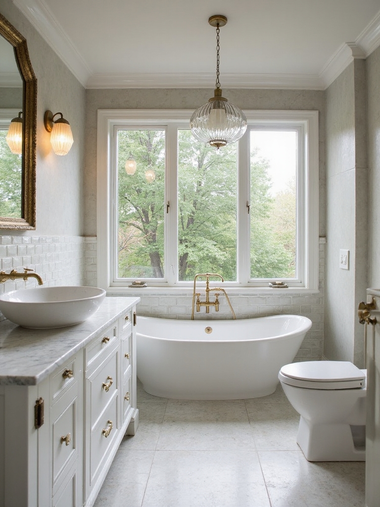 vibrant guest bathroom colors
