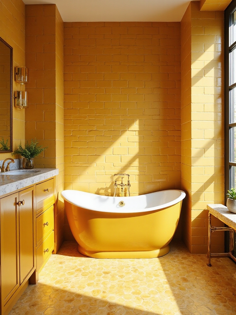 vibrant yellow tile inspiration