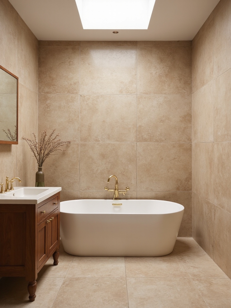 warm tan tile selection