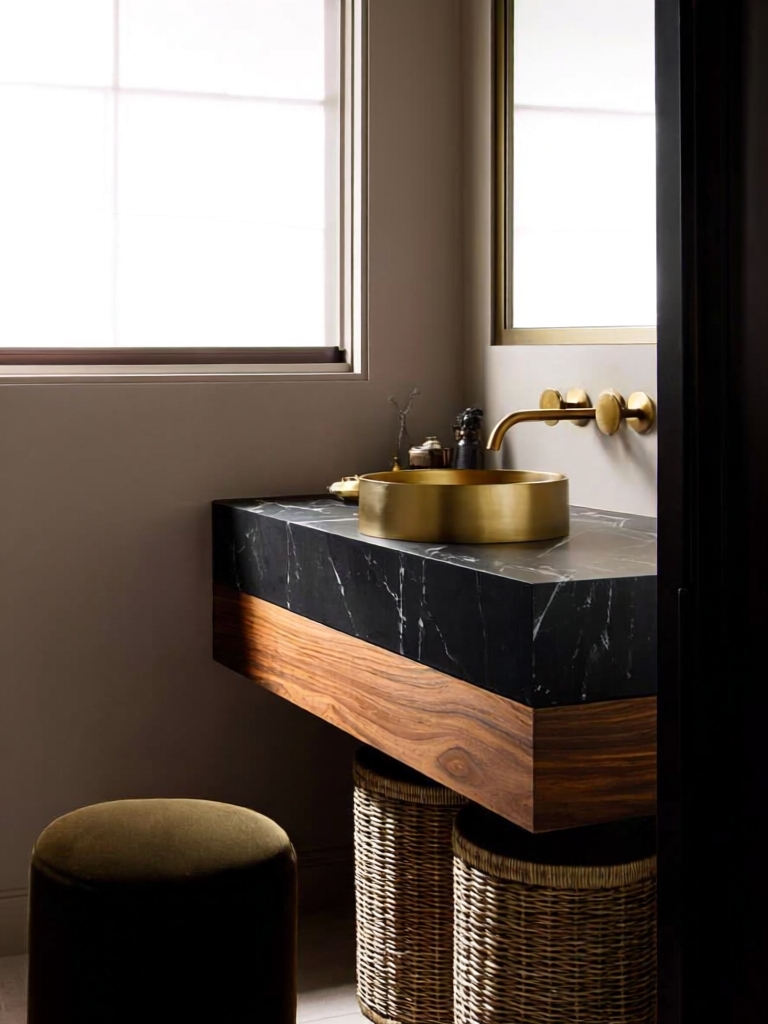 warm textures enhance black
