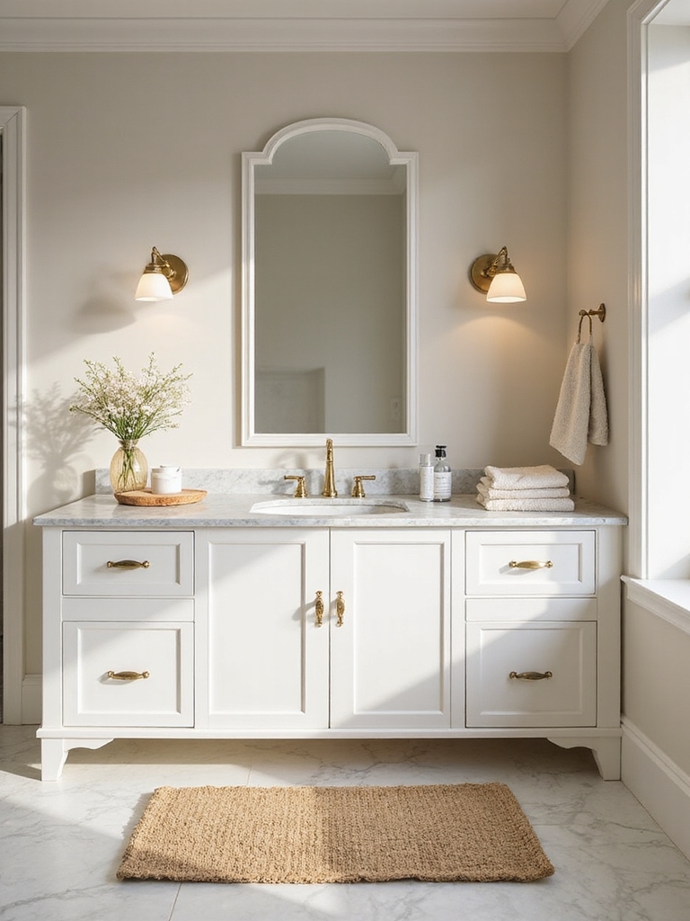warm toned accents elevate elegance