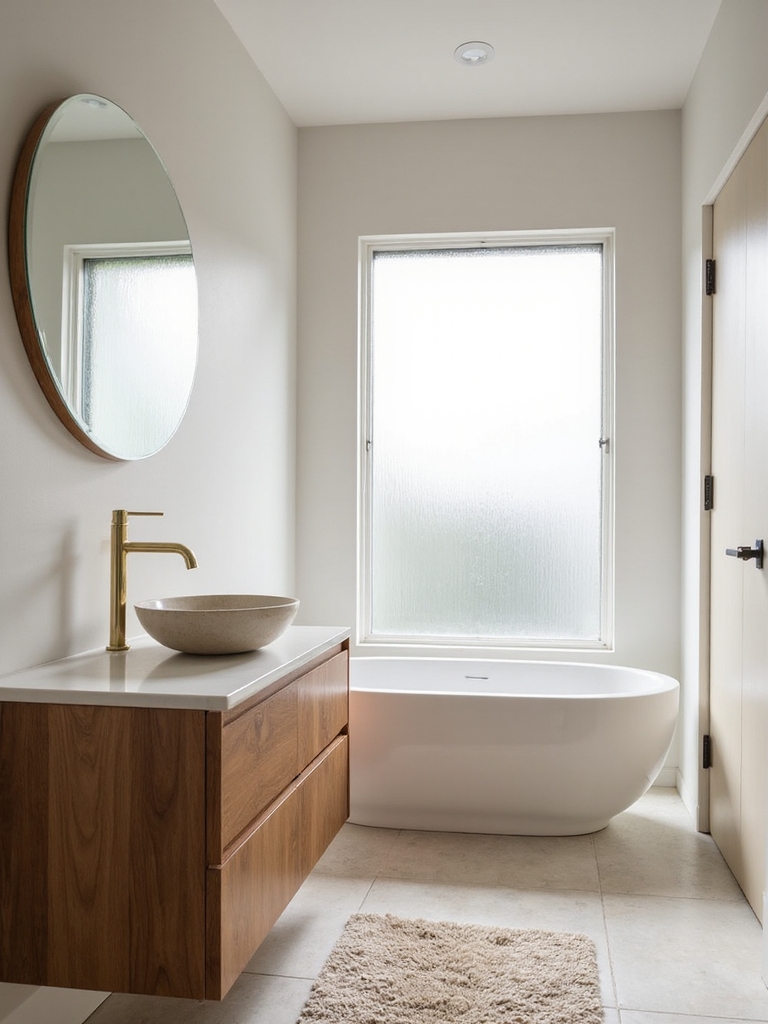 warm wood enhances minimalism