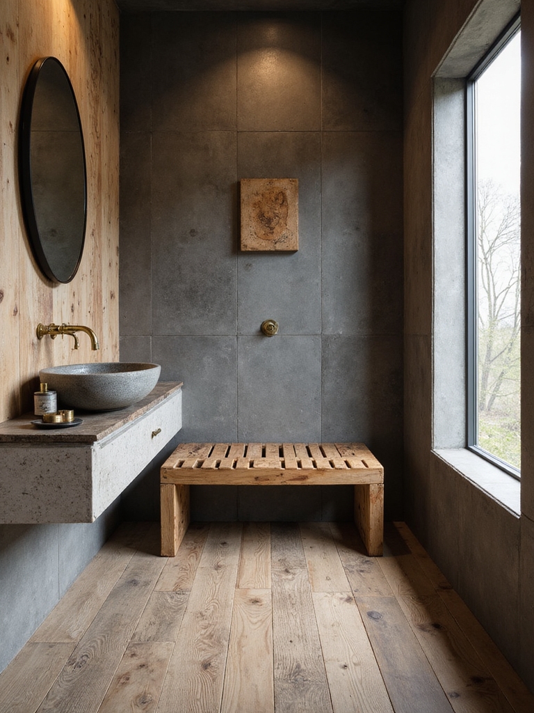 weathered wood bathroom tips