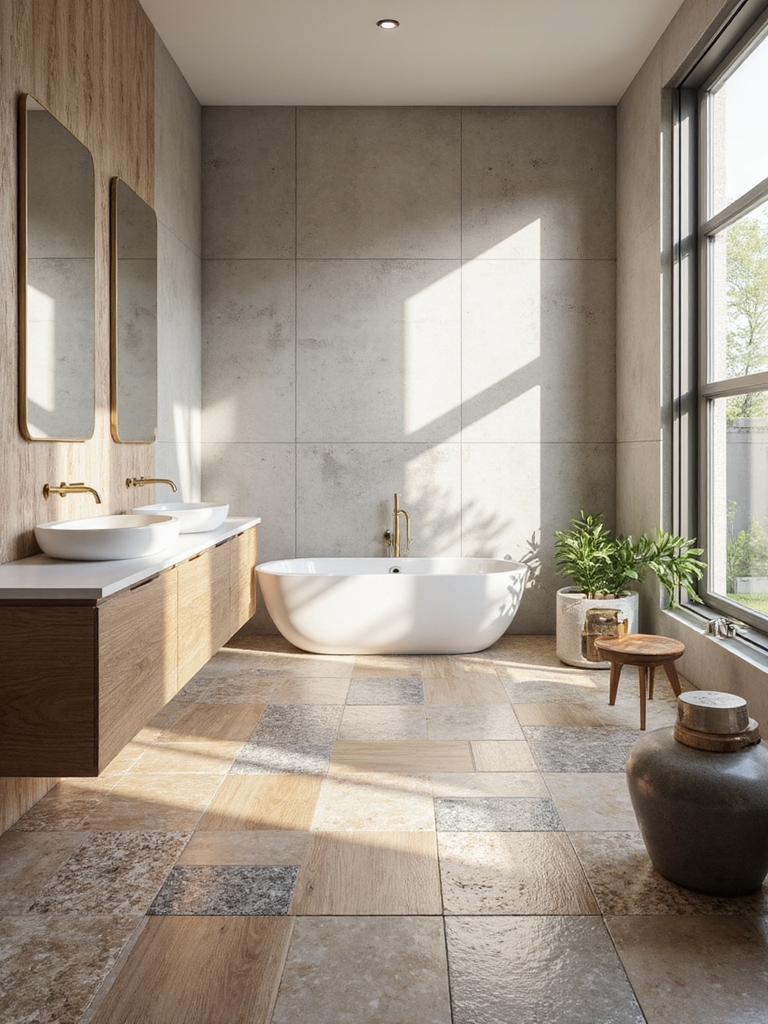 weekend diy bathroom flooring