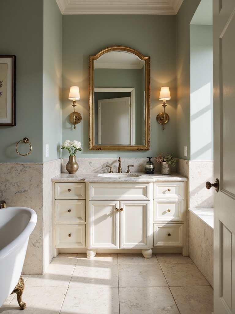 welcoming colors for bathrooms