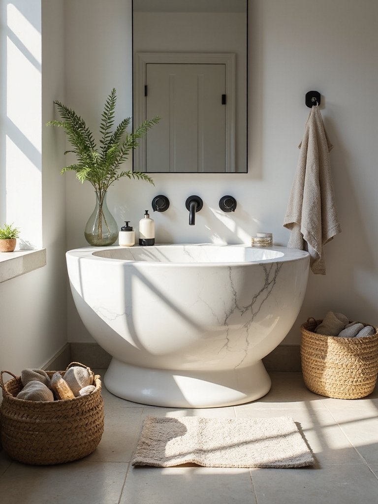 affordable spa like bathroom decor