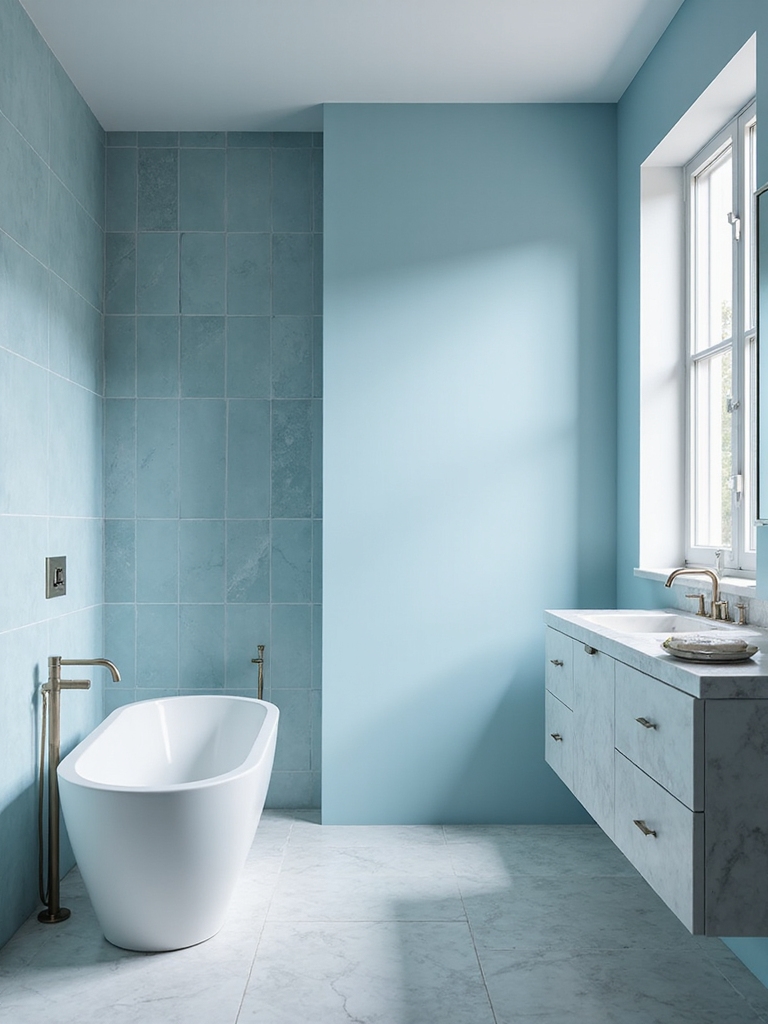 airy powder blue serenity