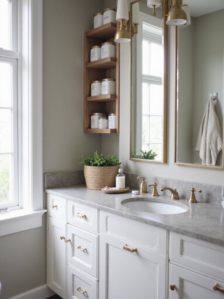 assess bathroom clutter systematically