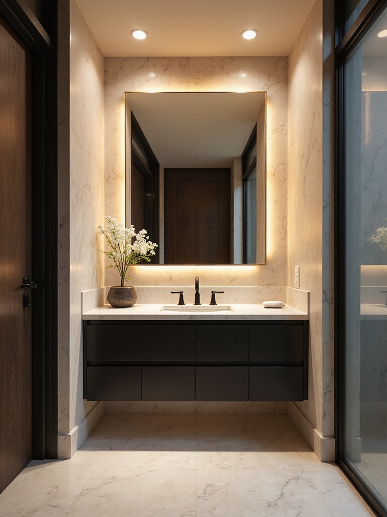 balanced bathroom lighting design