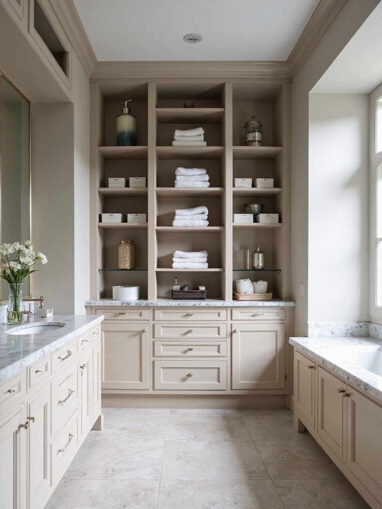 bathroom closet organization tips