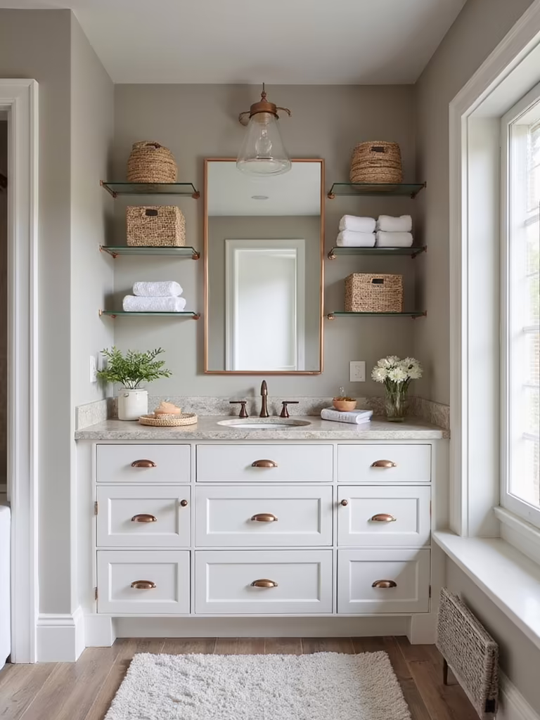 bathroom organization tips list