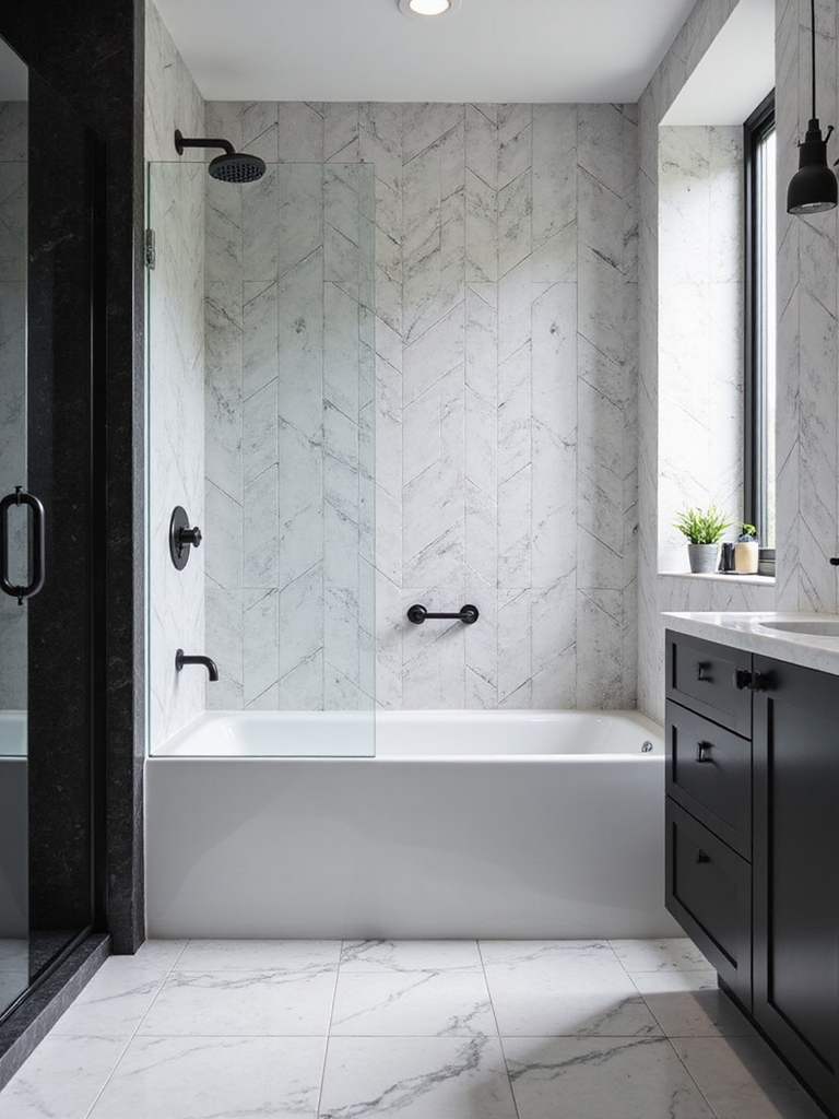 bold black and white patterns