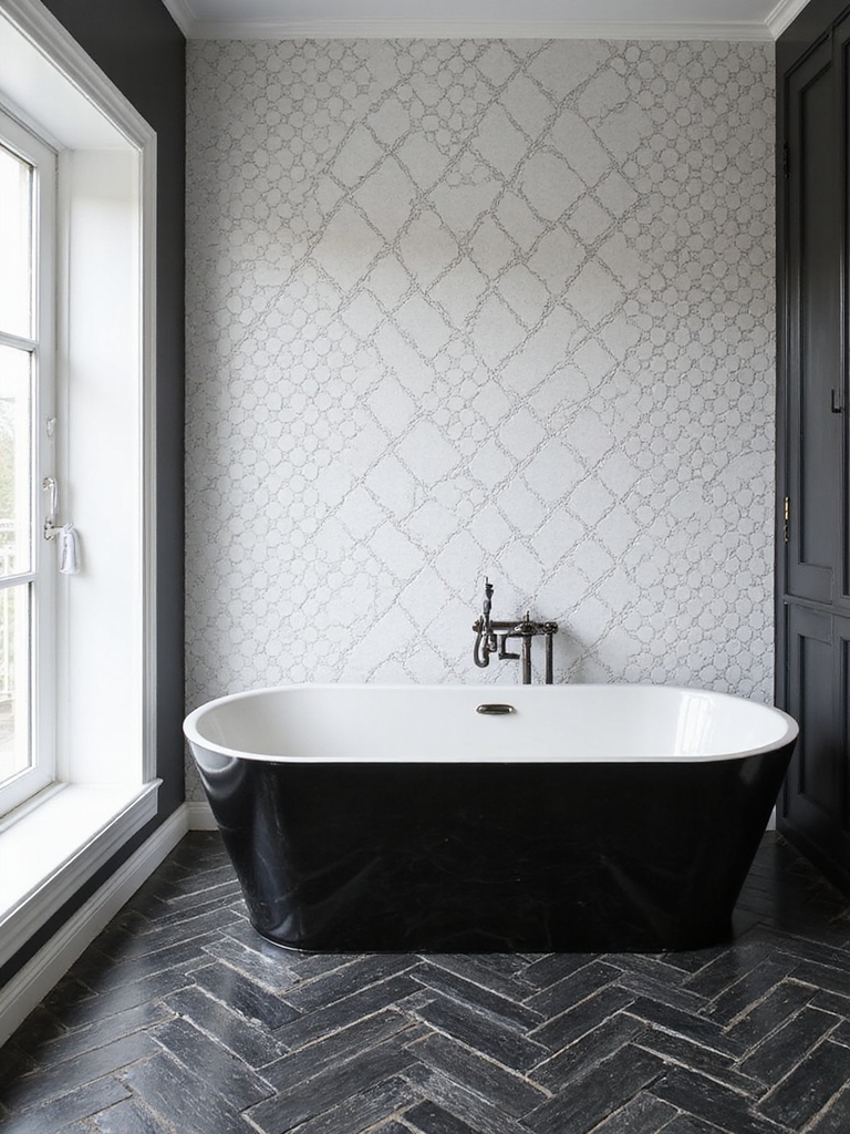 bold black and white patterns