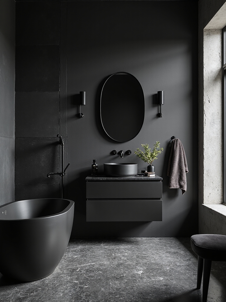bold black bathroom inspiration