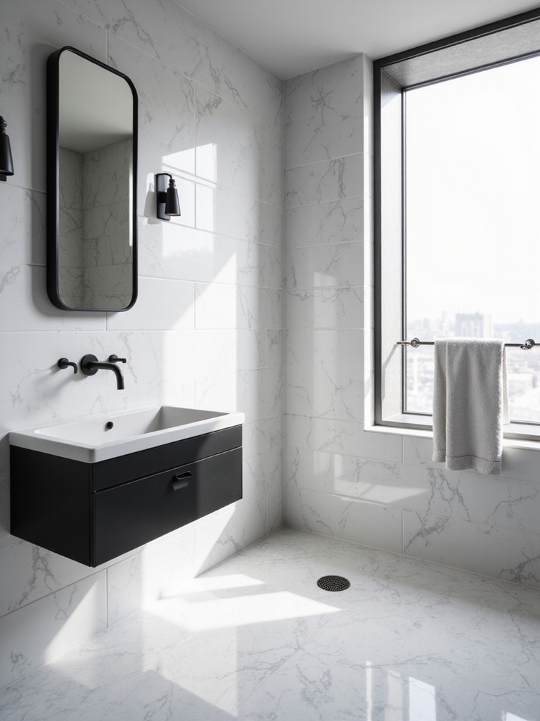 bold black crisp white
