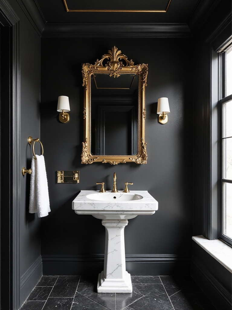 bold black elegant gold